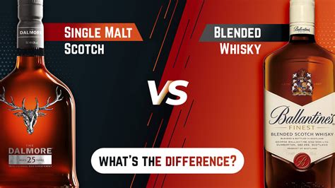 scotch single malt vs blended.